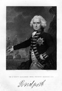 Alexander Hood admirális 1726-1814, Bridport 1. vikomt, 1837.