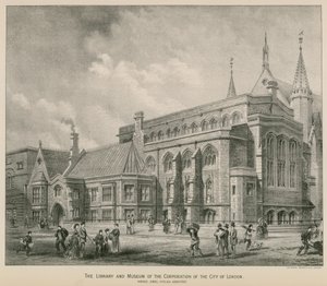 A londoni City Corporation könyvtára és múzeuma; Városház alkotó: S. Rosenthal