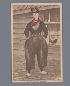 Az utolsó egyenruhám (cím a tárgyon) alkotó: S. de Jongh
