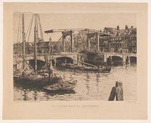 A Skinny Bridge Amszterdamban (eredeti cím az objektumon) alkotó: Salomon Garf