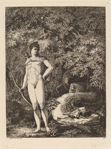 Apolló íjjal és sárkánnyal, 1771.