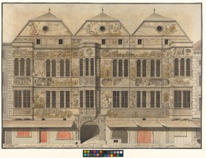 A Hasenhaus a Kärntner Straßén alkotó: Salomon Kleiner