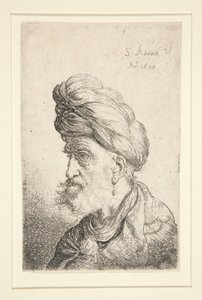Turbános férfi mellszobra alkotó: Salomon Koninck