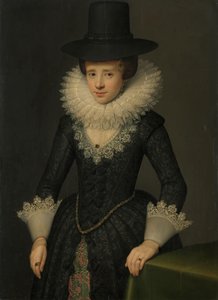 Anna Boudaen Courten (1599-1622) portréja