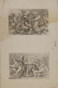 (Figurine Series) River Gods Battling (Folyami istenek harca) alkotó: Salvator Rosa
