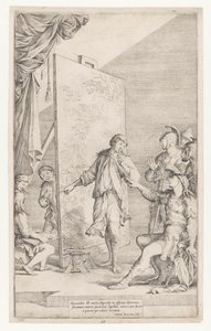 Nagy Sándor Apelles műtermében alkotó: Salvator Rosa