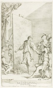 Sándor az Apelles Stúdióban alkotó: Salvator Rosa
