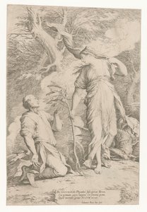 Ceres és Phytalus alkotó: Salvator Rosa