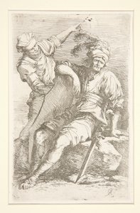 Változatos figura (lakosztály) alkotó: Salvator Rosa