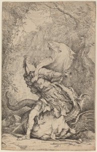 Jason és a sárkány alkotó: Salvator Rosa