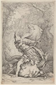Jason és a sárkány alkotó: Salvator Rosa