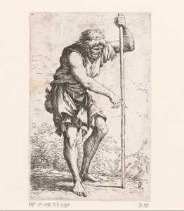 Öreg ember bottal Kis figurák (sorozat címe) Figura (sorozat címe) alkotó: Salvator Rosa
