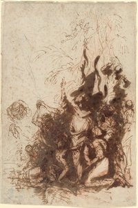 Lázár feltámasztása alkotó: Salvator Rosa