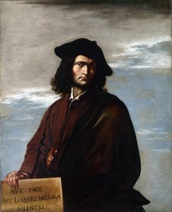 Önarckép, 1645 körül (olaj, vászon) alkotó: Salvator Rosa