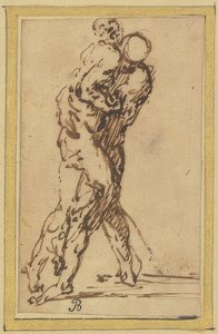 Két birkózó alkotó: Salvator Rosa