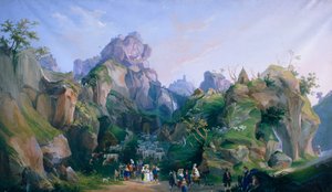 Salvatore Fergola (1799-1874) II. Ferdinánd királyi betleheme, Caserta királyi palota