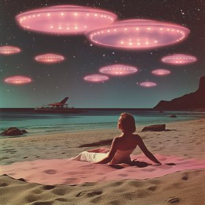 Rózsaszín UFO-strand álom alkotó: Samantha Hearn