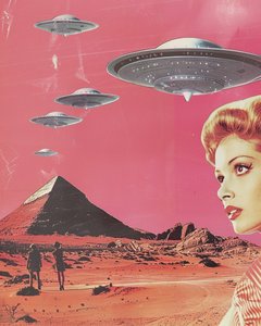 Retro UFO-invázió alkotó: Samantha Hearn