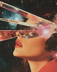 Szürreális galaxis-nő alkotó: Samantha Hearn