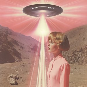 Egy nő az UFO sugárzása alatt alkotó: Samantha Hearn