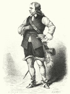 Oliver Cromwell, Lord Protector of the Commonwealth (metszet)