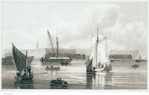 Deptford, 1812 körül (metszet) alkotó: Samuel (after) Owen