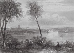 Ausztrália: Sydney (metszet) alkotó: Samuel (after) Prout