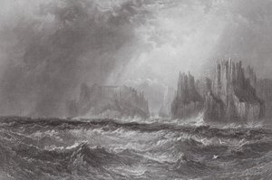 Ausztrália: Tasman-sziget (metszet). alkotó: Samuel (after) Prout