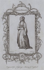 Anne Boleyn (metszet) alkotó: Samuel (after) Wale