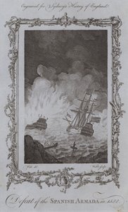 A spanyol Armada veresége 1588-ban (metszet)