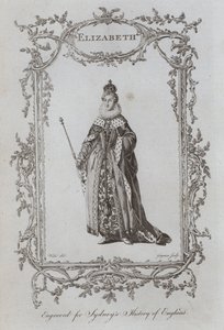 Erzsébet (metszet) alkotó: Samuel (after) Wale