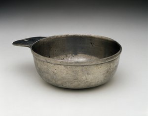 Porringer, c. 1775-1825 (ón) alkotó: Samuel (attr.to) Pennock