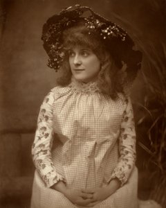 Minnie Palmer amerikai színésznő, 1884 alkotó: Samuel A Walker