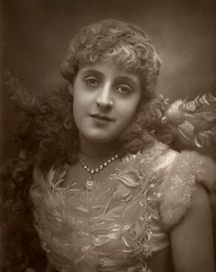 Phyllis Broughton brit színésznő, 1884 alkotó: Samuel A Walker