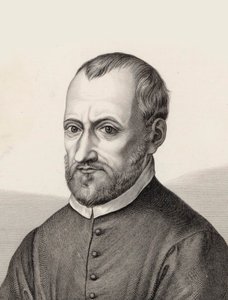 Giovanni Pierluigi da Palestrina zeneszerző portréja 1526-1594. alkotó: Samuel Amsler