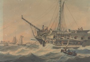 Háborús ember és hajózás a partokon alkotó: Samuel Atkins