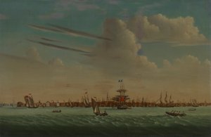 Kilátás Charlestonra alkotó: Samuel Barnard
