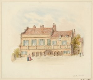Forth House - Elölnézet (ceruza és WC papíron) alkotó: Samuel Bilston