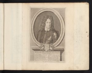 Erik Jönssen Dahlberg portréja Svédország ókori és modern (sorozat címe) alkotó: Samuel Blesendorf