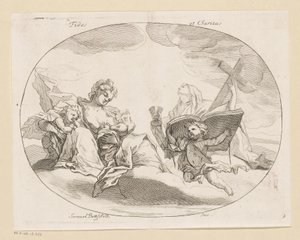 Fides (hit) és Charitas (szeretet) Fides et Charitas (cím a tárgyon) Különféle minták (sorozat címe) Opera Varia Historica, Poetica & Iconologica (sorozat címe)