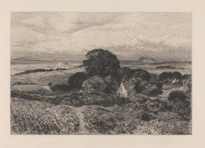Edinburgh távoli kilátása alkotó: Samuel Bough