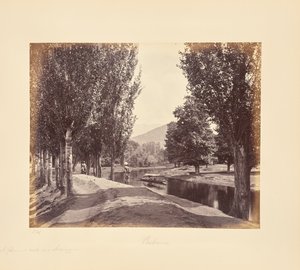 Kellemes séta Srinagar közelében alkotó: Samuel Bourne