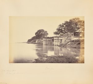 Cawnpore; Suttee Chowra Ghat, a mészárlás helyszíne alkotó: Samuel Bourne