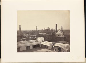 Lahore; Kilátás az erődben lévő palotából alkotó: Samuel Bourne