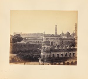 Lucknow; Nagy imambara és mecset alkotó: Samuel Bourne