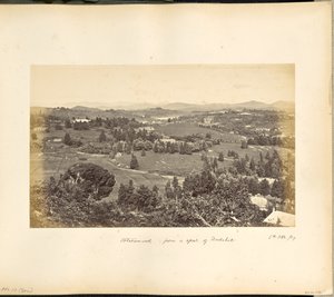 Ootacamund; általános nézet keletre a Sylk