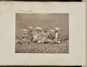 Simla; thugok csoportja alkotó: Samuel Bourne