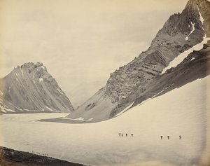 A Manirung-hágó - 18 600 láb tengerszint feletti magasság alkotó: Samuel Bourne