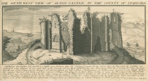 Alton Castle: metszet, 1731