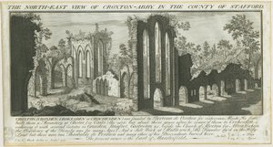 Croxden Abbey: metszet
